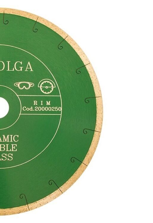 Диск алмазный Solga Diamant CERAMICS, MARBLE сплошной (керамика, мрамор) 250мм/25,4